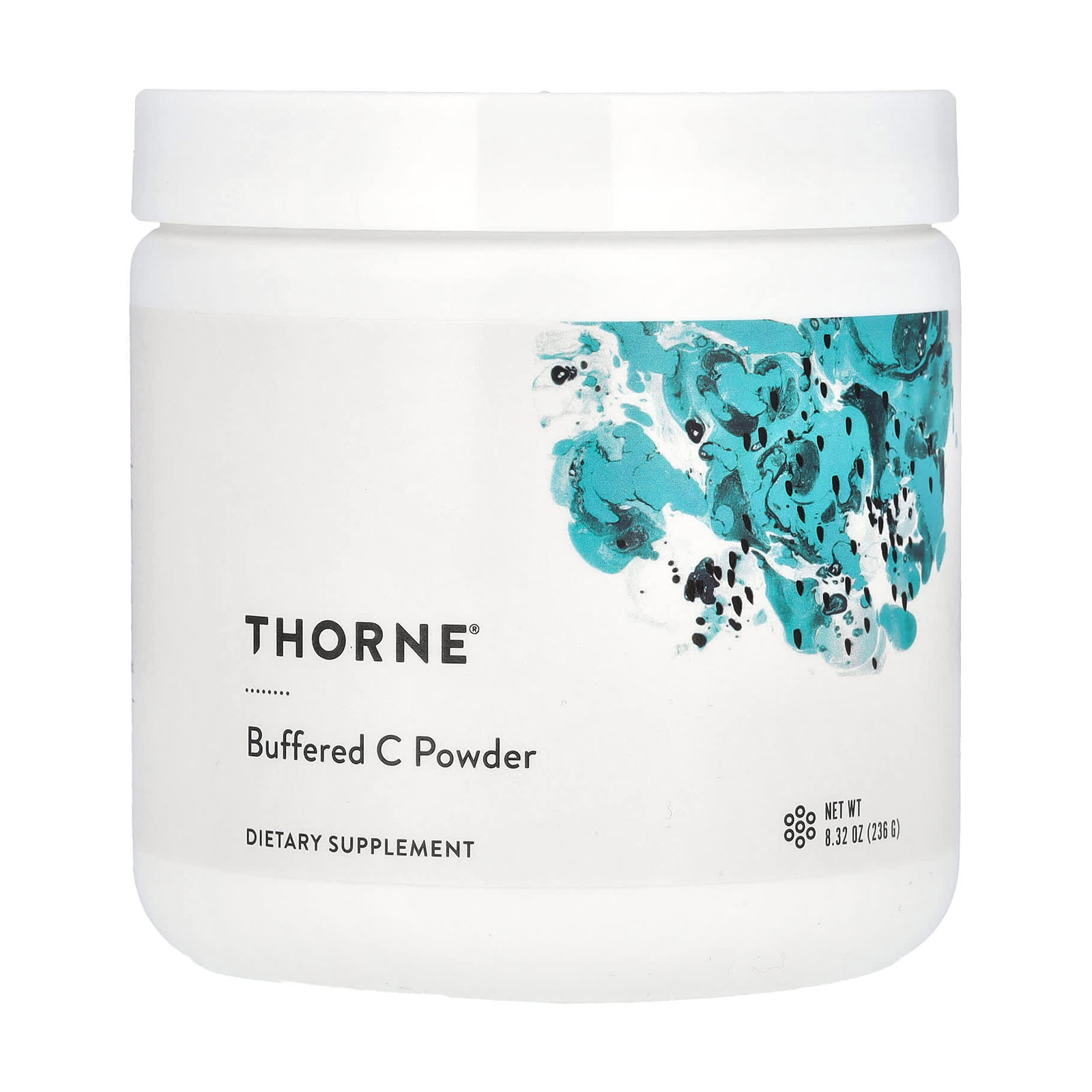 Буферизований вітамін С Thorne Research Buffered C Powder в порошку, 236 г